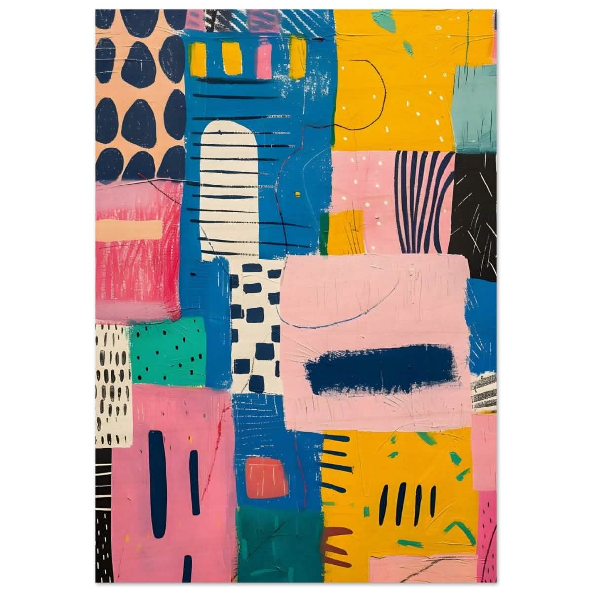 Da Vinci Abstract Wall art - Wood Prints - 70x100 cm / 28x40″ - 20 mm