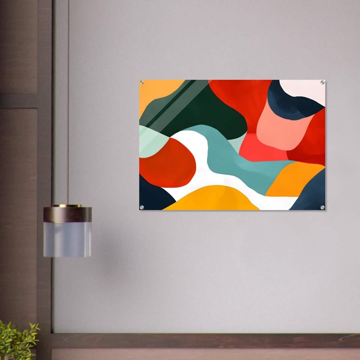 Da Vinci Abstract Wall Art - Acrylic Print - 70x100 cm / 28x40″ -