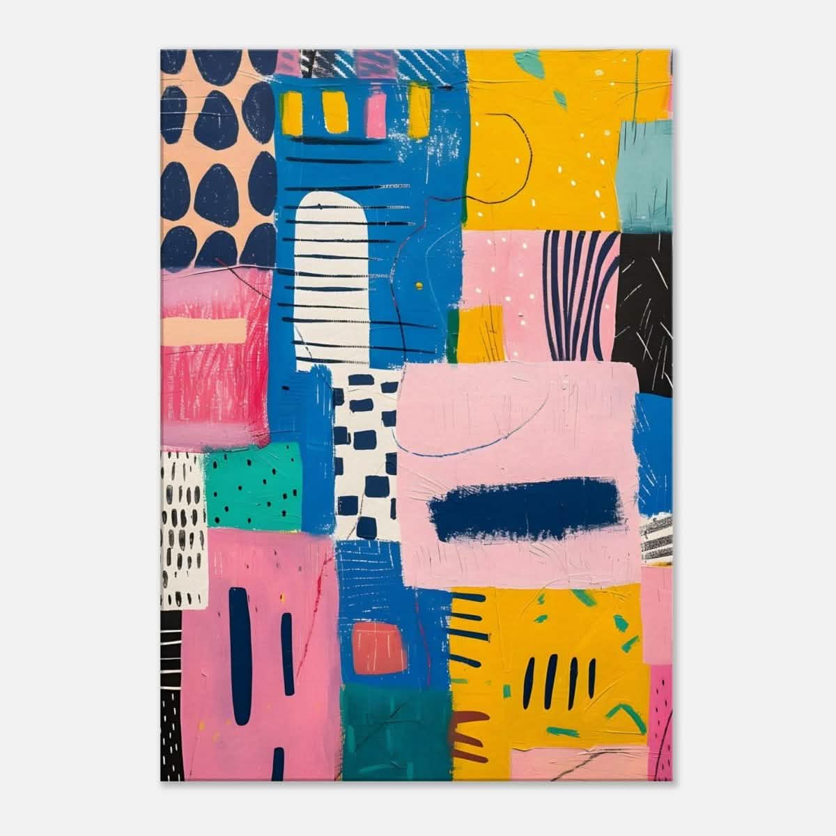 Da Vinci Abstract Wall art - Canvas - 70x100 cm / 28x40″ - Thick