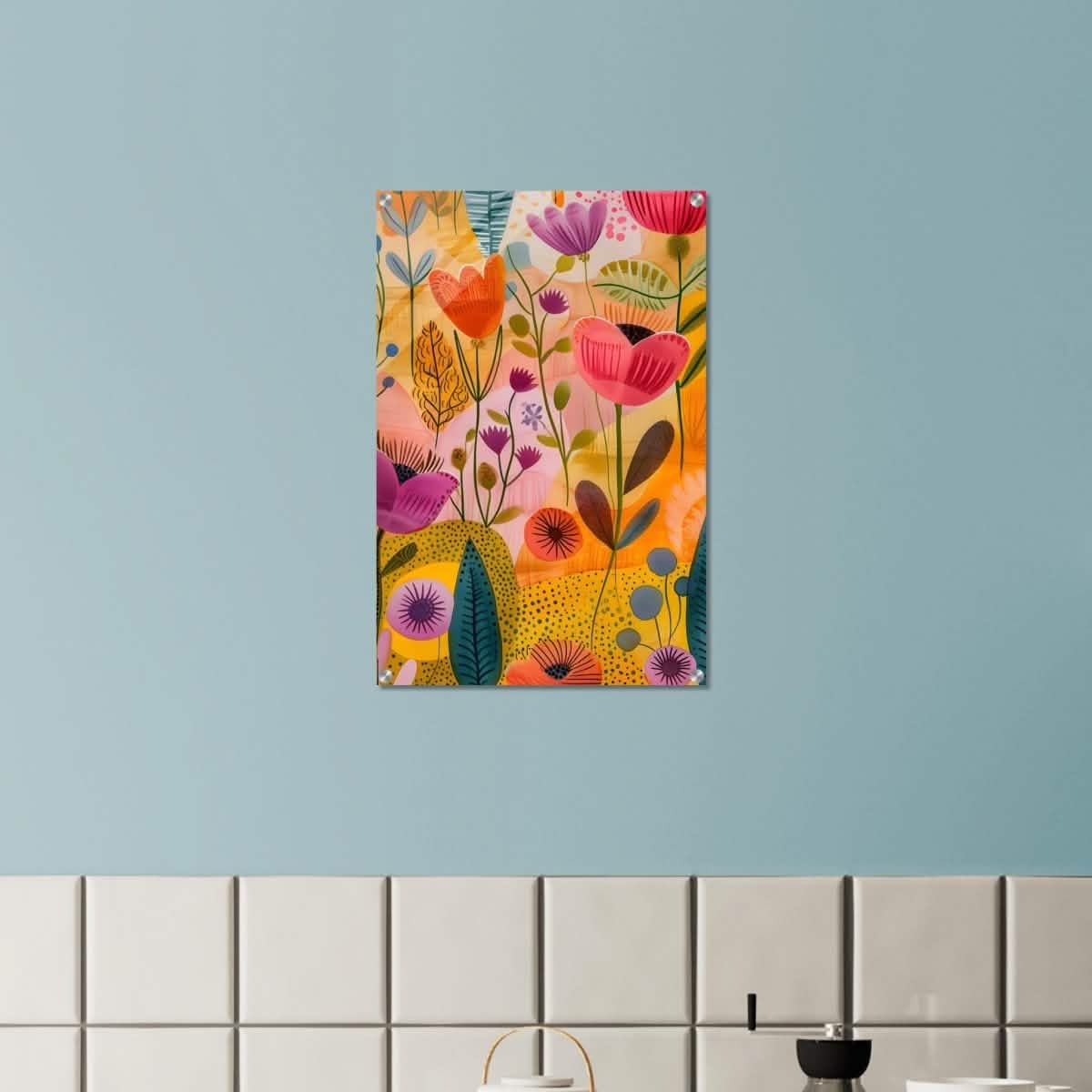 Da Vinci Abstract Wall Art - Acrylic Print - 50x75 cm / 20x30″ -