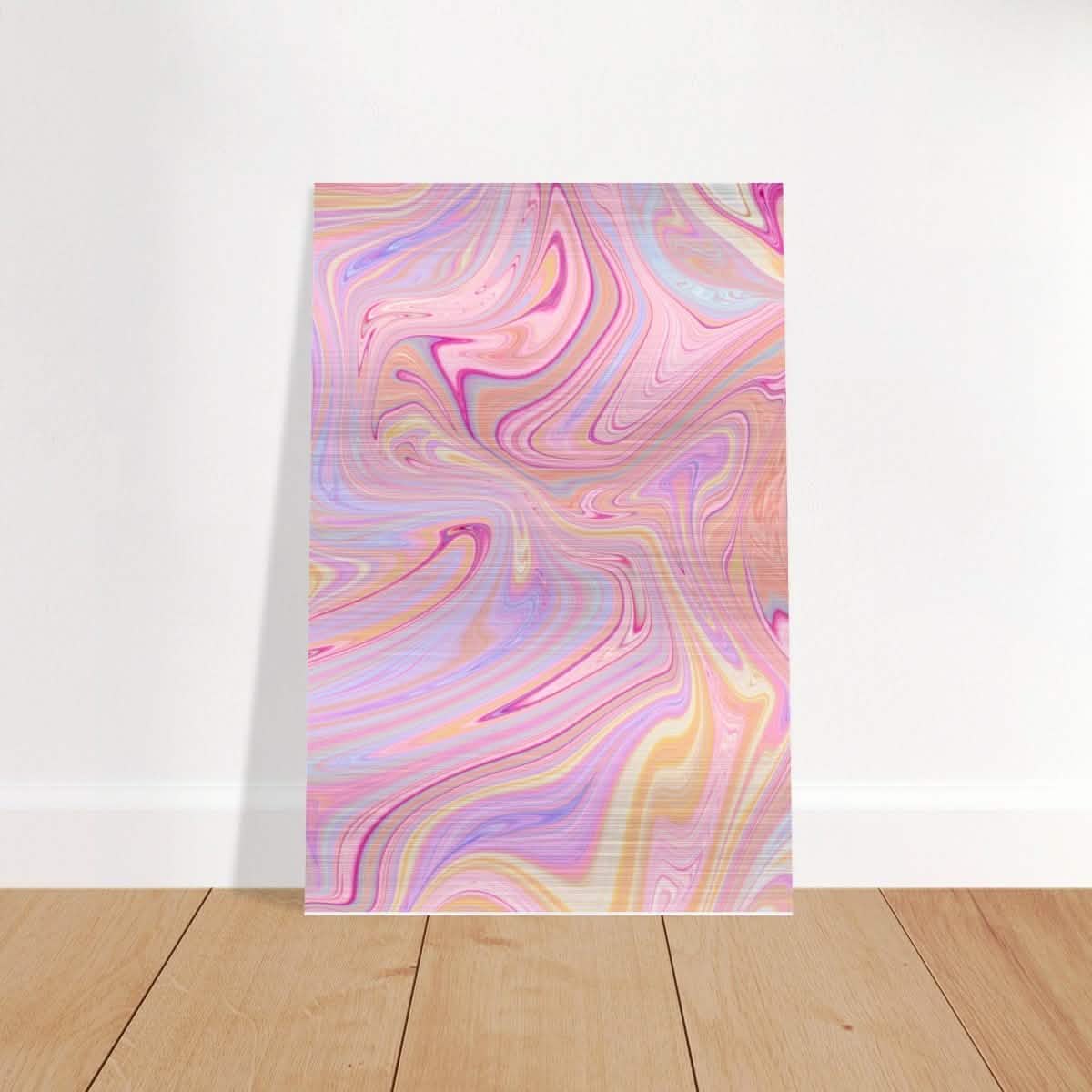 Da Vinci Abstract Wall Art - Brushed Aluminum Print - 30x45 cm / 12x18″ -