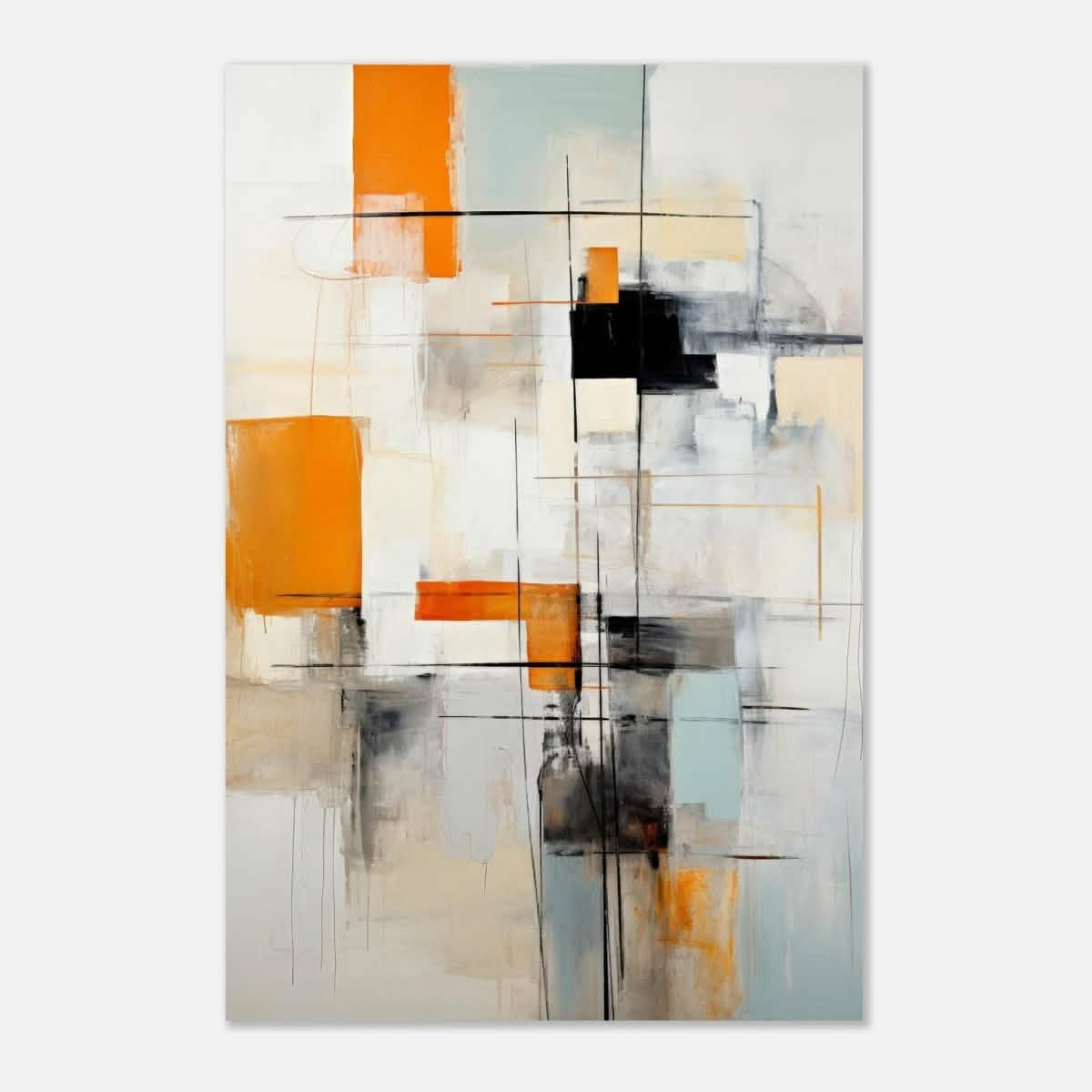 Da Vinci Abstract Wall Art - Aluminum Print - 60x90 cm / 24x36″ -