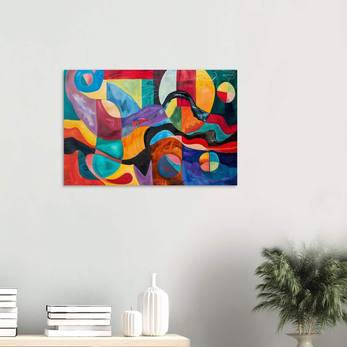 Da Vinci Abstract Wall Art - Wood Prints - 50x75 cm / 20x30″ - 10 mm