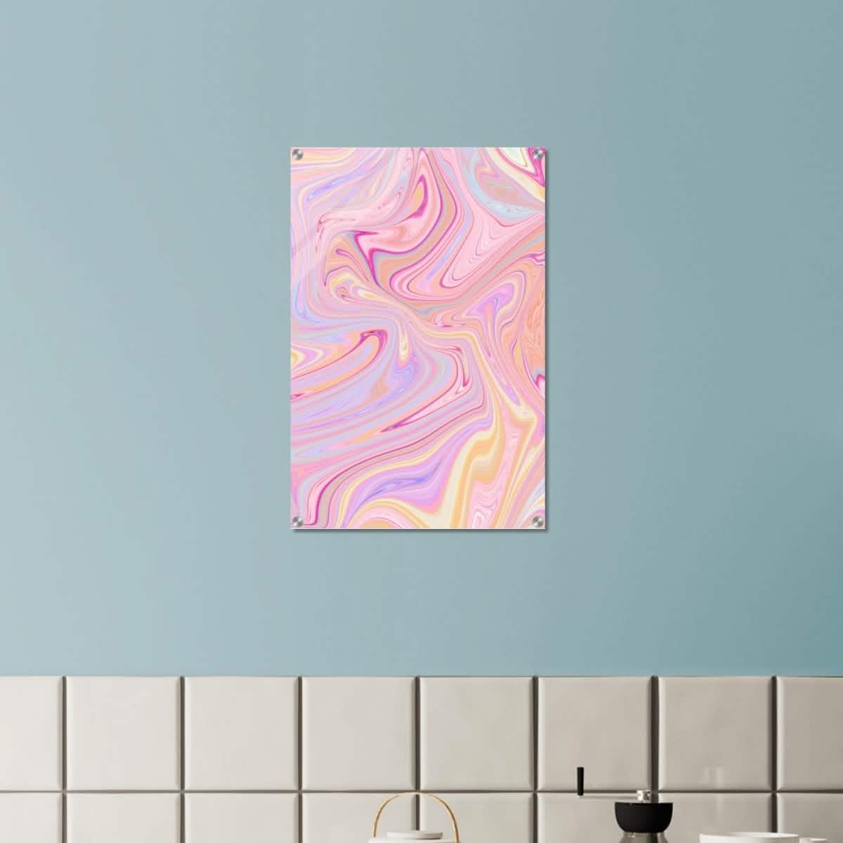 Da Vinci Abstract Wall Art - Acrylic Print - 50x75 cm / 20x30″ -