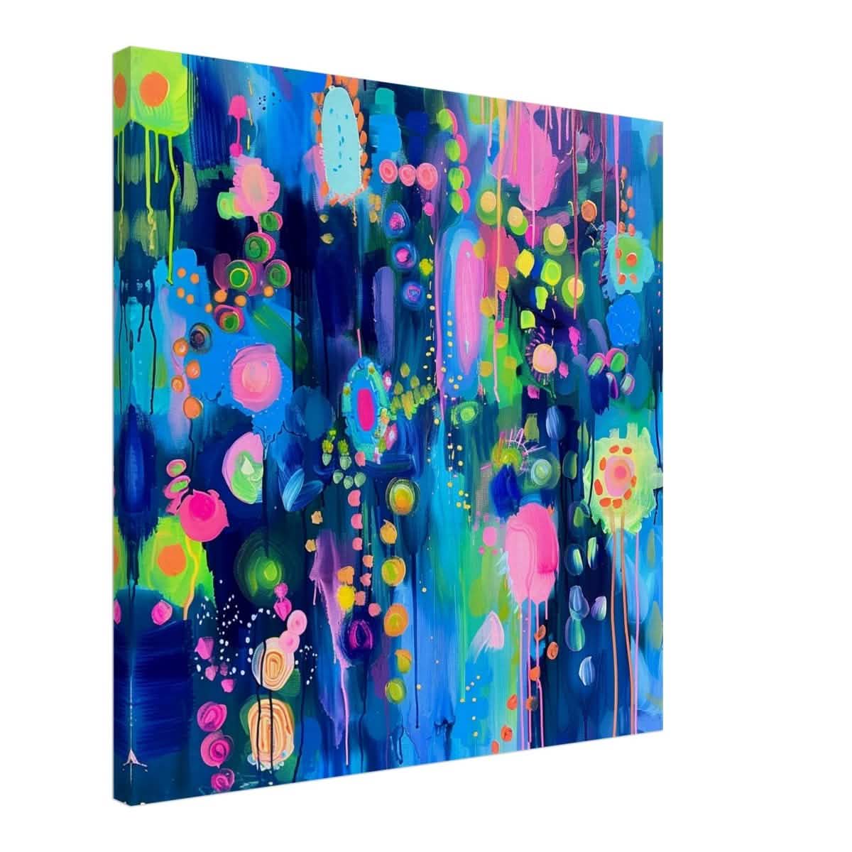 Da Vinci Abstract Wall Art - Canvas - 60x60 cm / 24x24″ - Slim