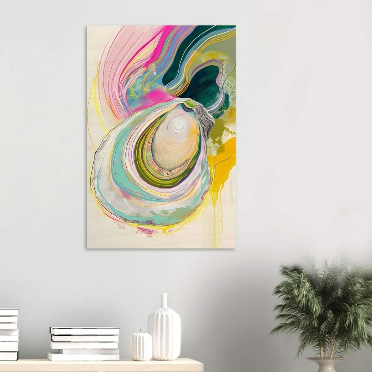 Da Vinci Abstract Wall Art - Wood Prints - 60x90 cm / 24x36″ - 10 mm