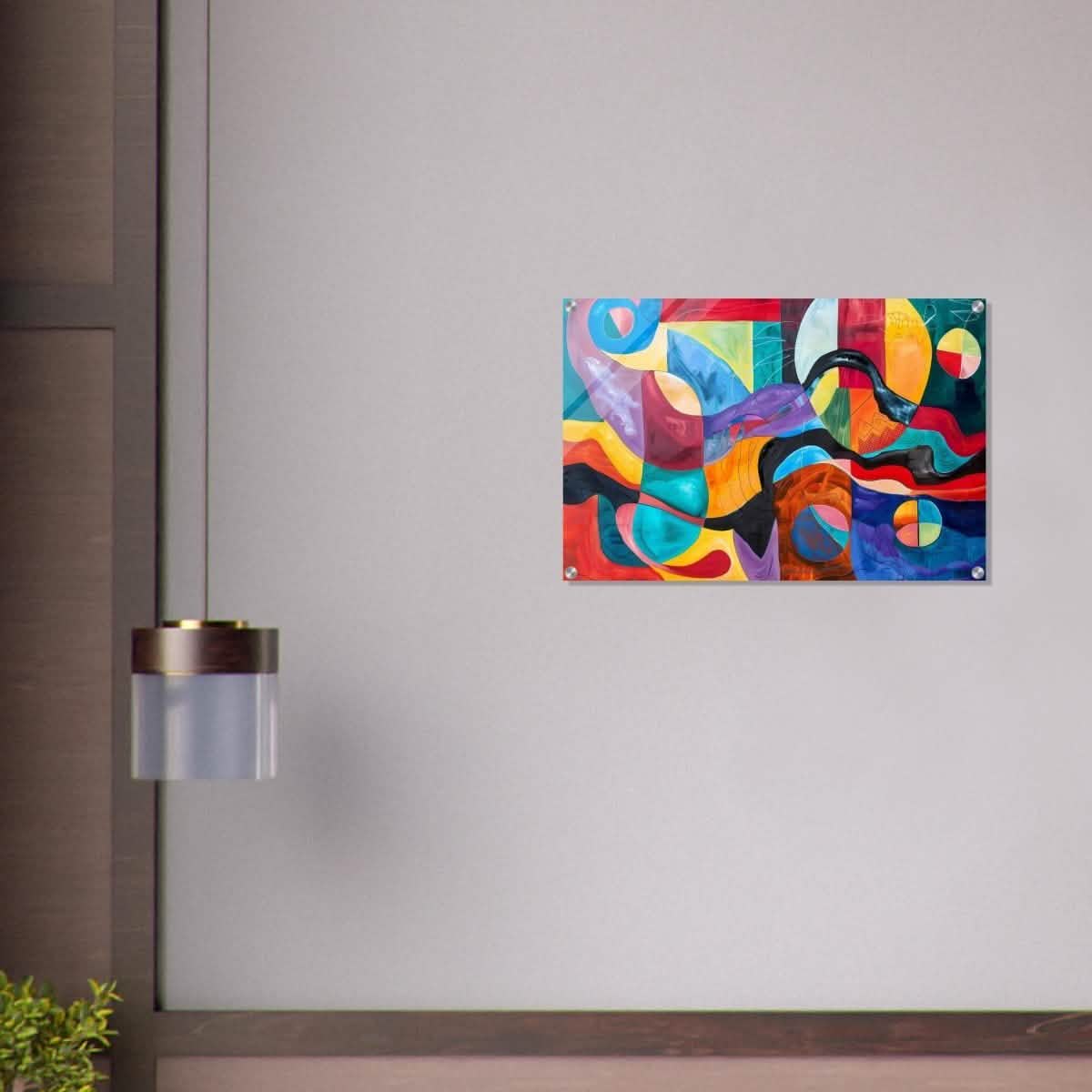 Da Vinci Abstract Wall Art - Acrylic Print - 50x75 cm / 20x30″ -