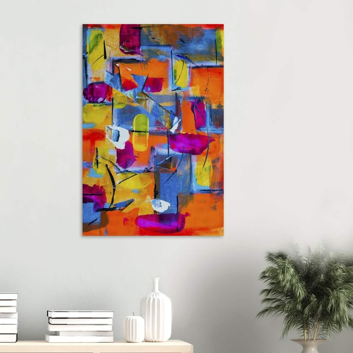 Da Vinci Abstract Wall Art - Wood Prints - 60x90 cm / 24x36″ - 20 mm