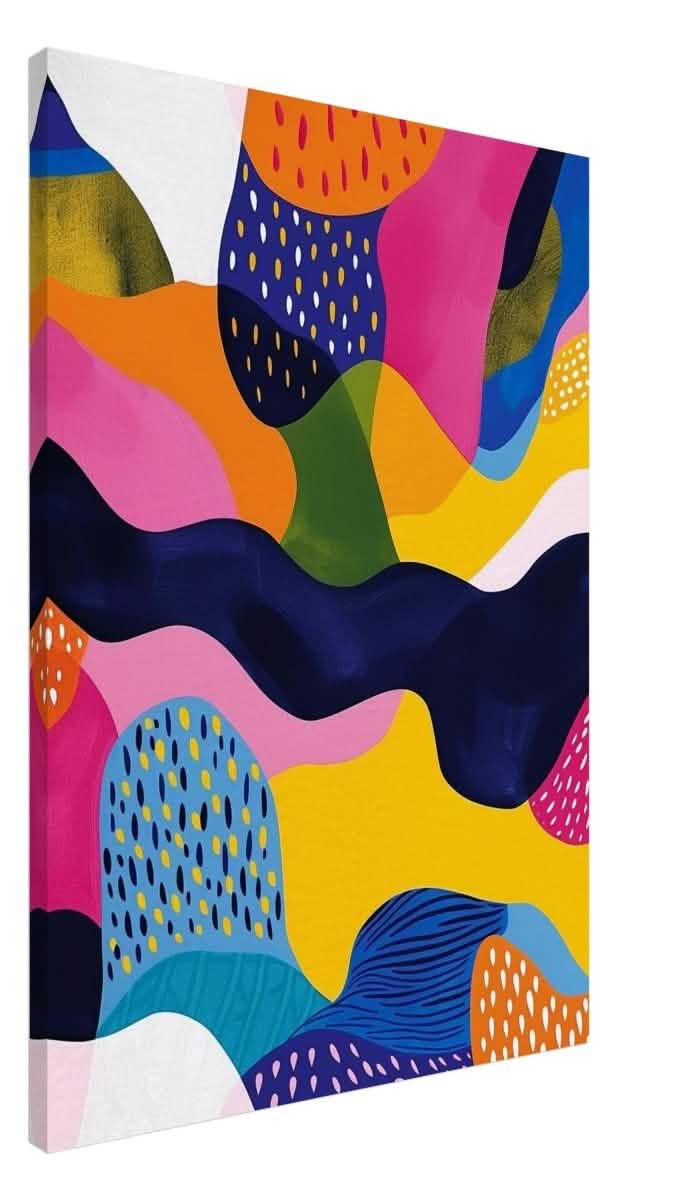 Da Vinci Abstract Wall art - Canvas - 70x100 cm / 28x40″ - Slim