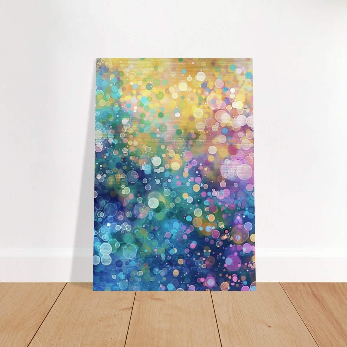 Da Vinci Abstract Wall art - Brushed Aluminum Print - 70x100 cm / 28x40″ -