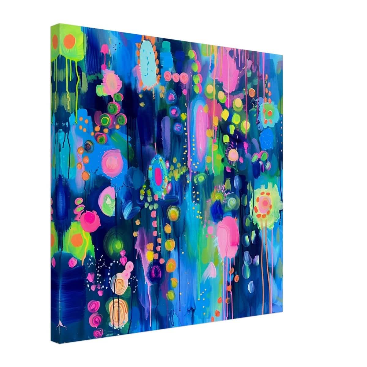 Da Vinci Abstract Wall Art - Canvas - 50x50 cm / 20x20″ - Slim