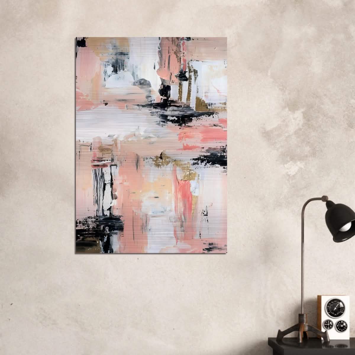 Da Vinci Abstract Wall art - Brushed Aluminum Print - 70x100 cm / 28x40″ -