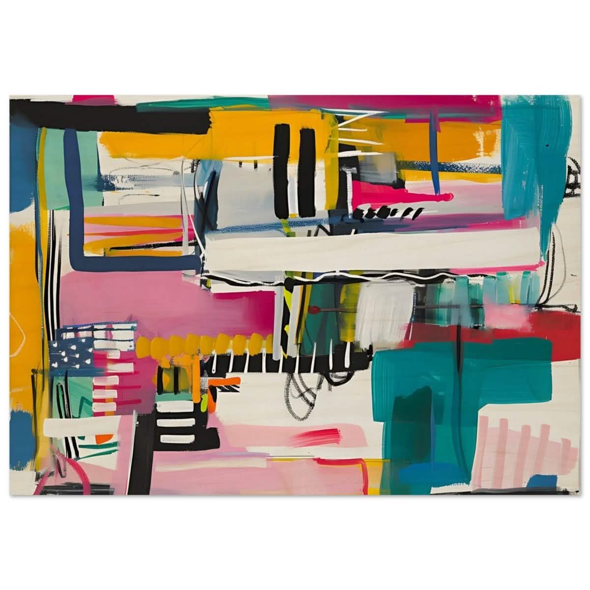 Da Vinci Abstract Wall Art - Wood Prints - 70x100 cm / 28x40″ - 10 mm