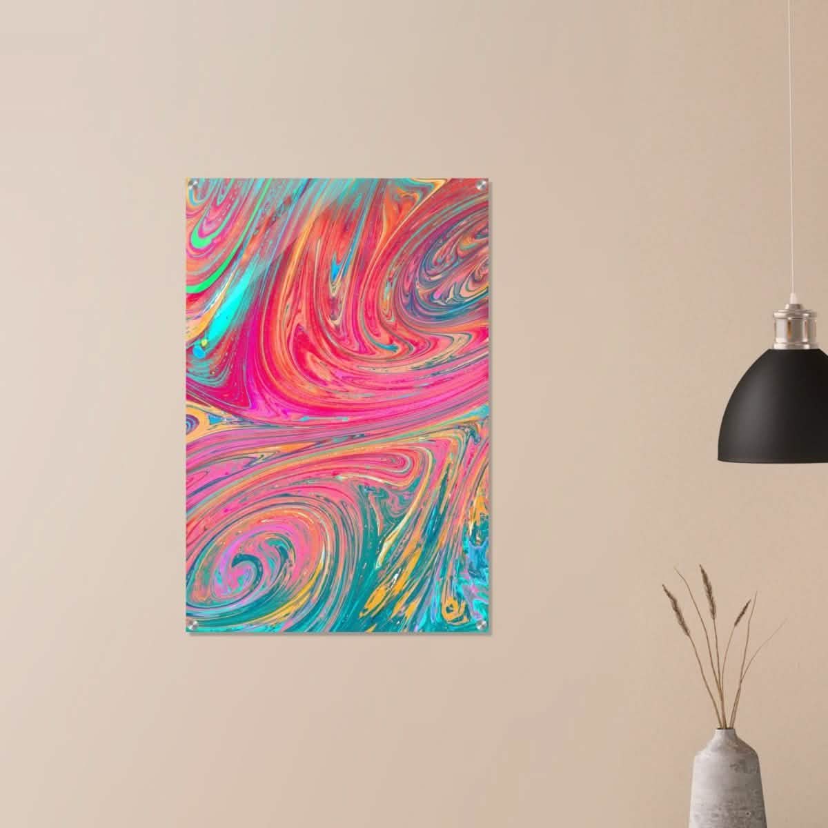 Da Vinci Abstract Wall Art - Acrylic Print - 60x90 cm / 24x36″ -