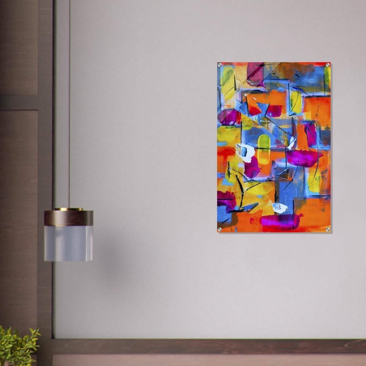 Da Vinci Abstract Wall Art - Acrylic Print - 60x90 cm / 24x36″ -