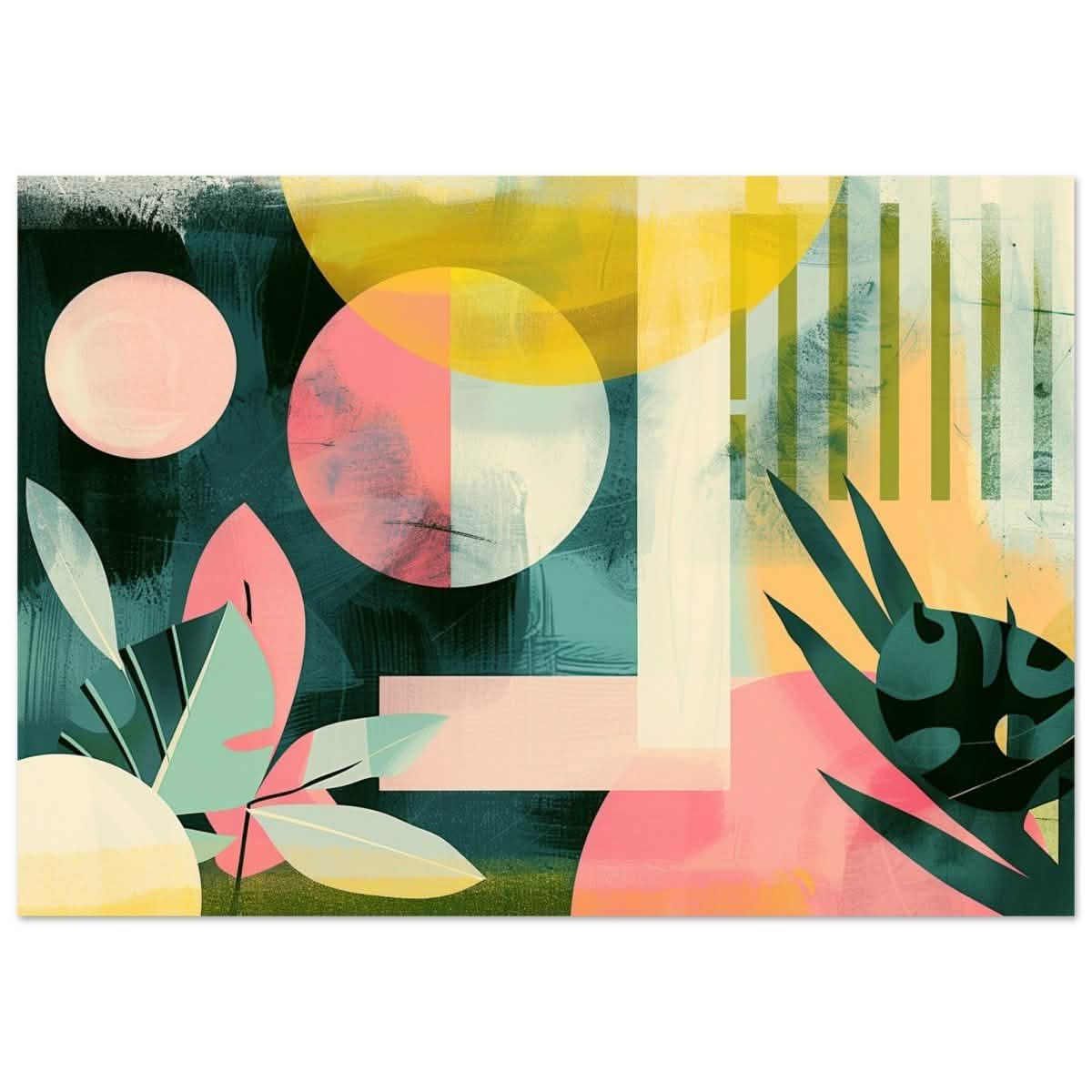 Da Vinci Abstract Wall Art - Aluminum Print - 70x100 cm / 28x40″ -