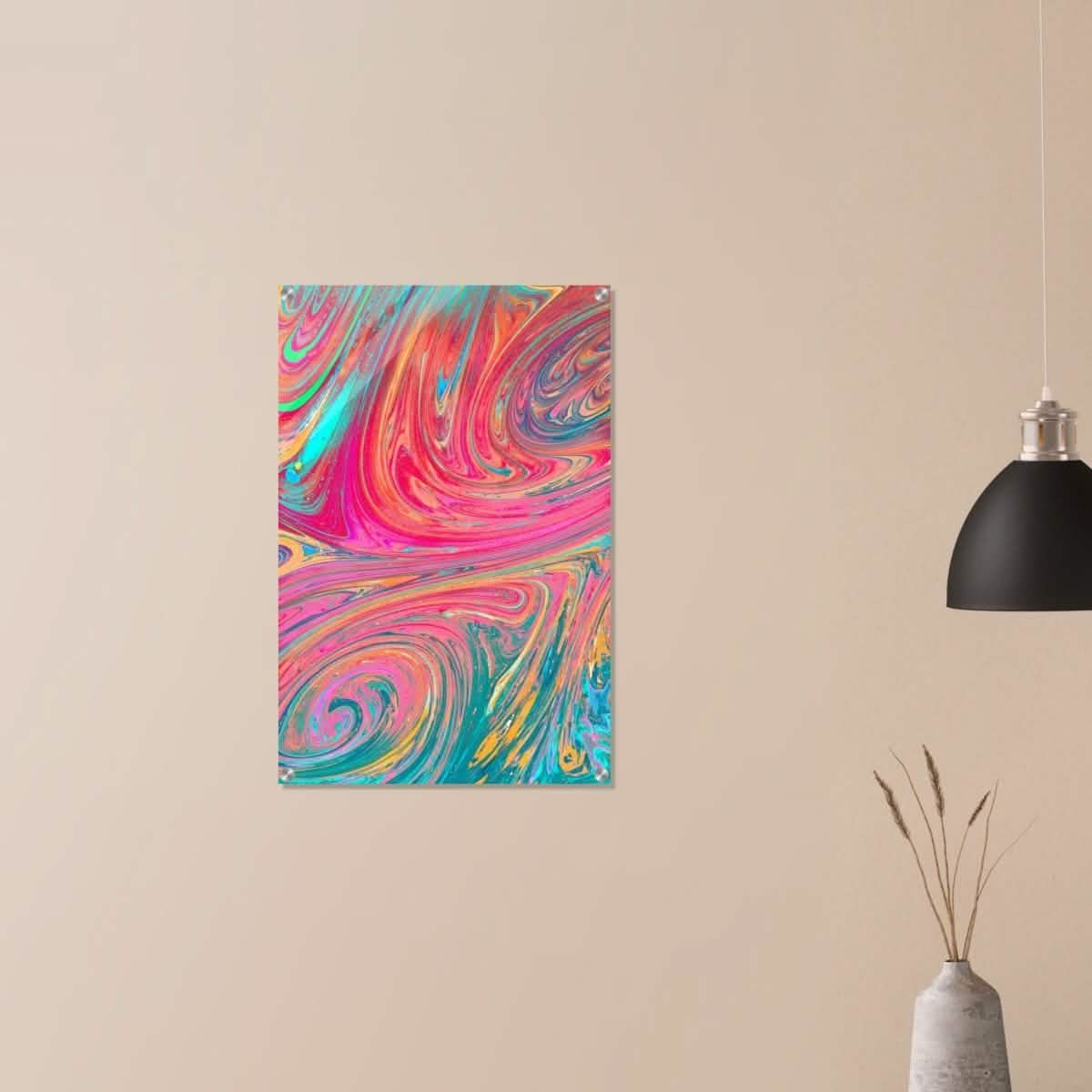 Da Vinci Abstract Wall Art - Acrylic Print - 50x75 cm / 20x30″ -