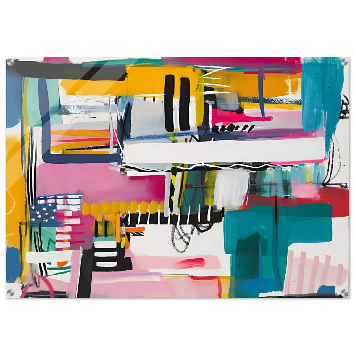 Da Vinci Abstract Wall Art - Acrylic Print - 70x100 cm / 28x40″ -