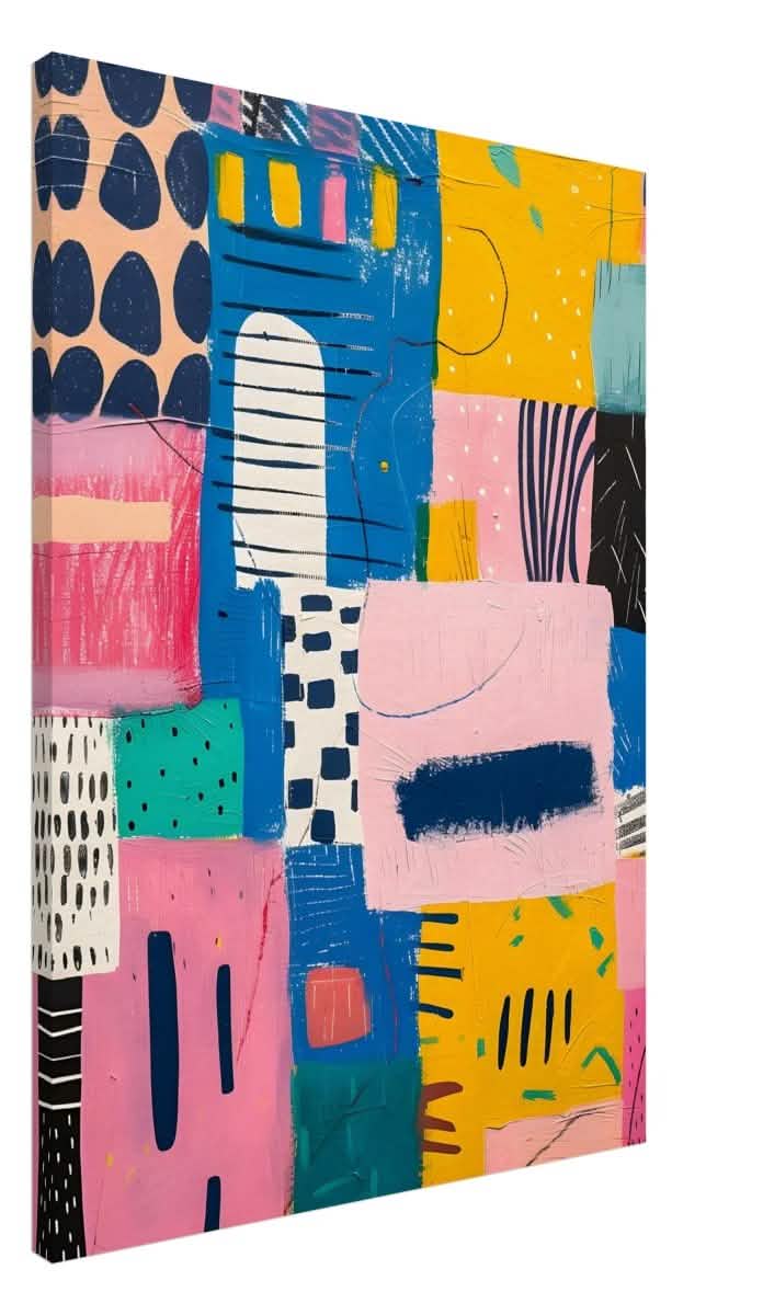 Da Vinci Abstract Wall art - Canvas - 70x100 cm / 28x40″ - Slim