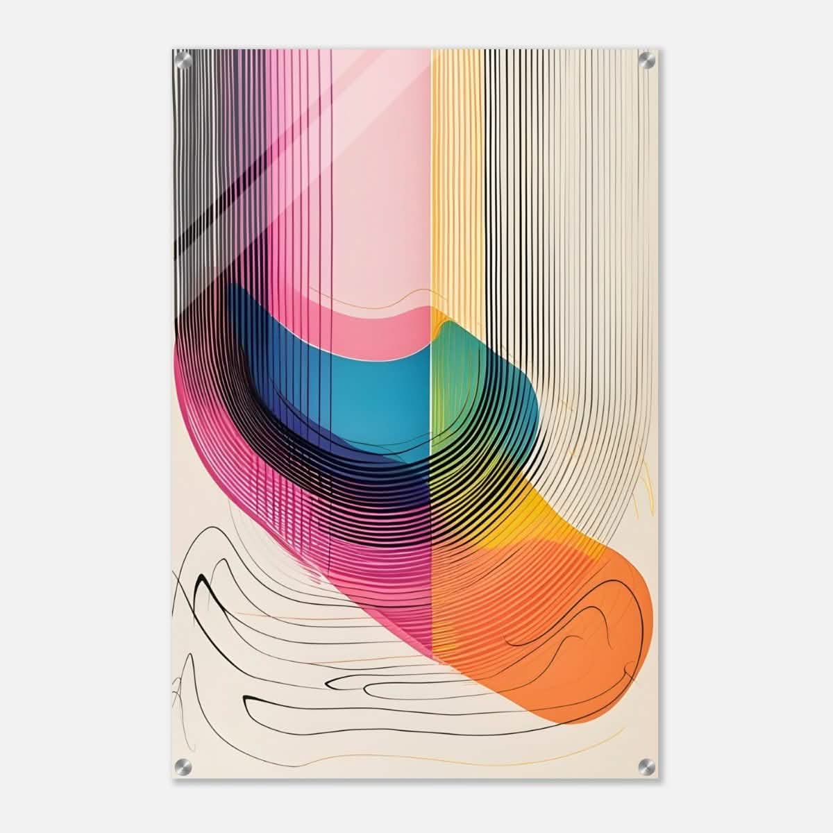 Da Vinci Abstract Wall art - Acrylic Print - 60x90 cm / 24x36″ -