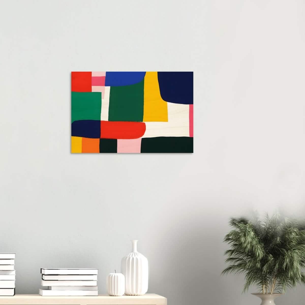 Da Vinci Abstract Wall Art - Wood Prints - 40x60 cm / 16x24″ - 20 mm