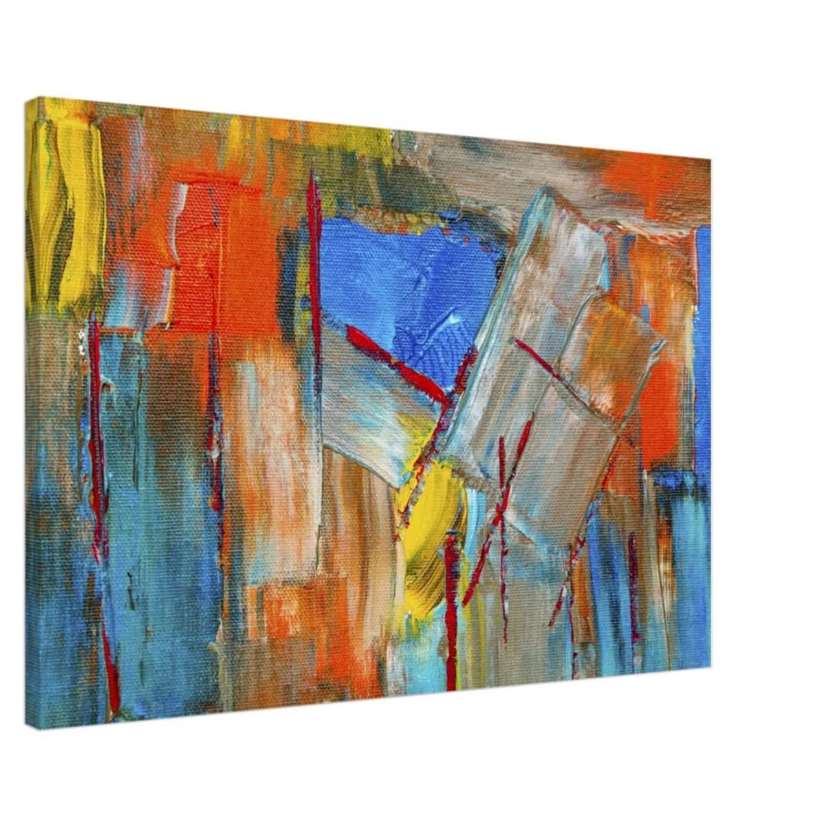 Da Vinci Abstract Wall art - Canvas - 60x90 cm / 24x36″ - Slim