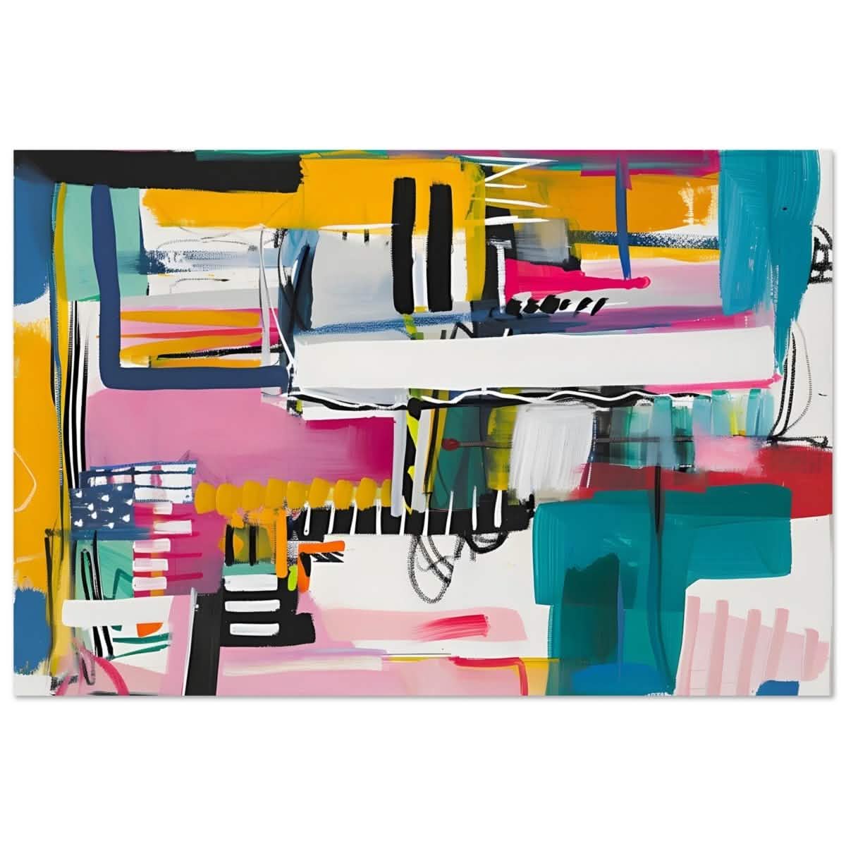 Da Vinci Abstract Wall Art - Aluminum Print - 30x45 cm / 12x18″ -