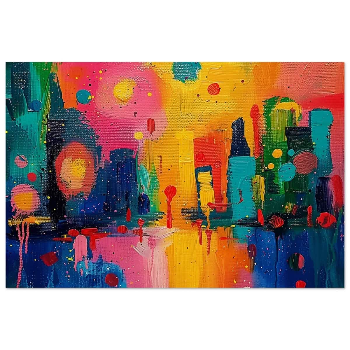 Da Vinci Abstract Wall Art - Wood Prints - 40x60 cm / 16x24″ - 20 mm