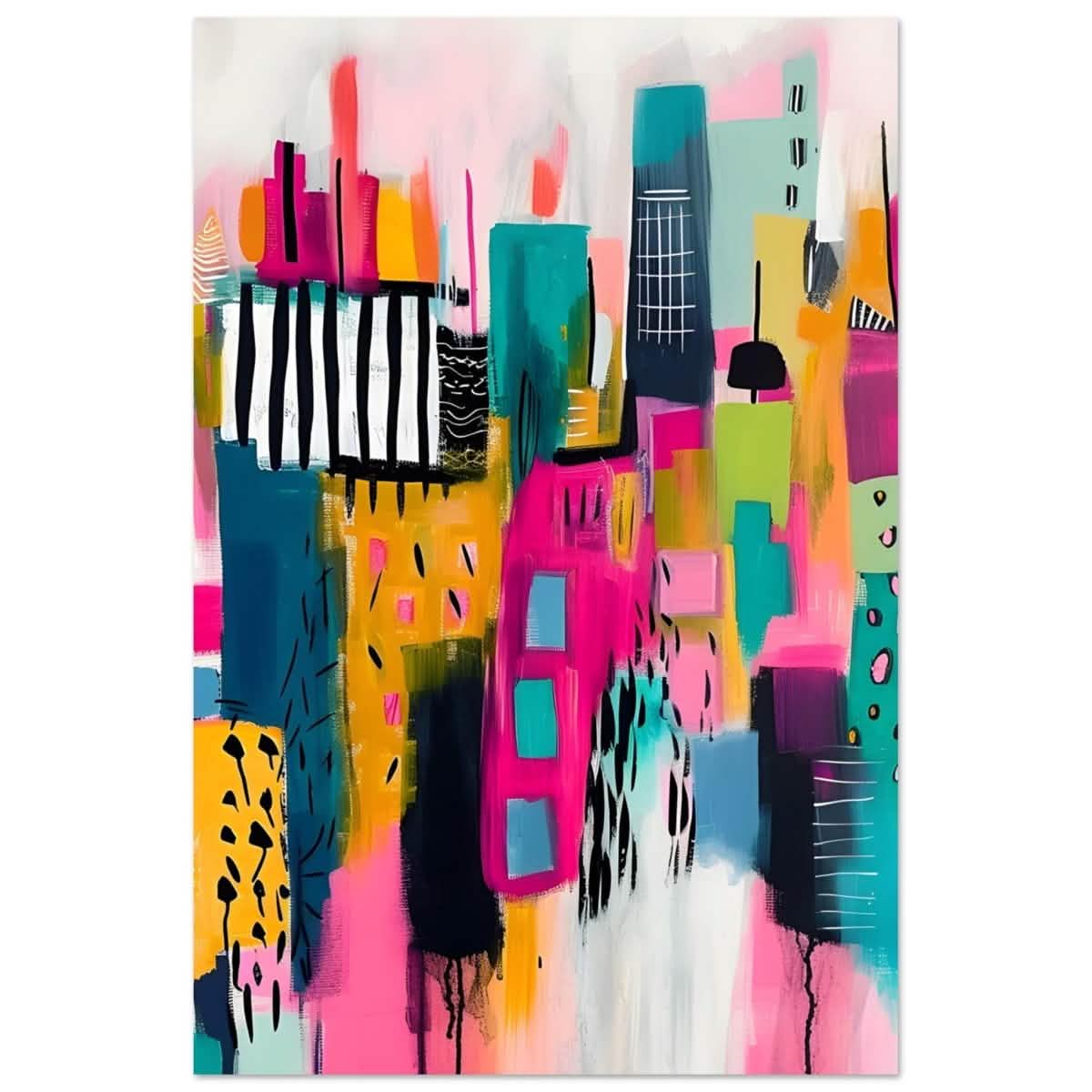 Da Vinci Abstract Wall Art - Aluminum Print - 30x45 cm / 12x18″ -