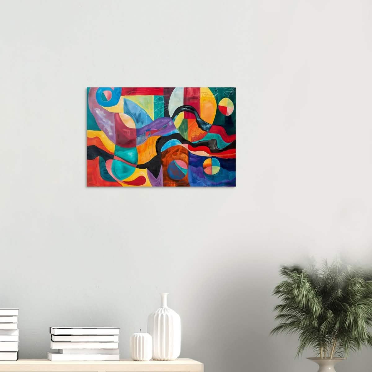 Da Vinci Abstract Wall Art - Wood Prints - 40x60 cm / 16x24″ - 20 mm