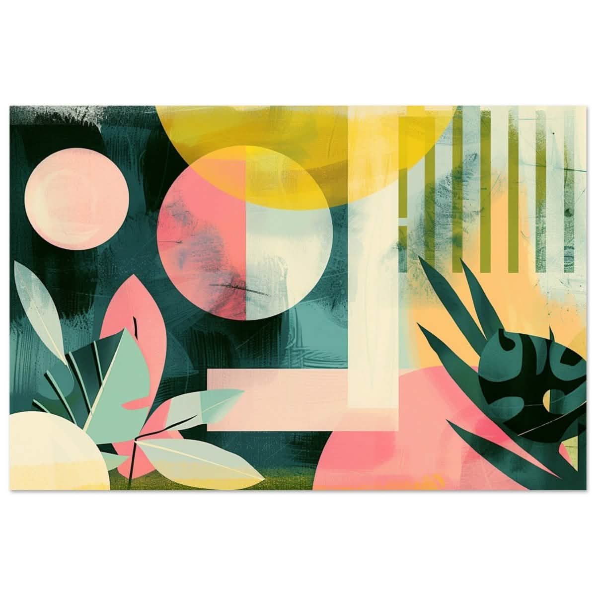 Da Vinci Abstract Wall Art - Aluminum Print - 60x90 cm / 24x36″ -