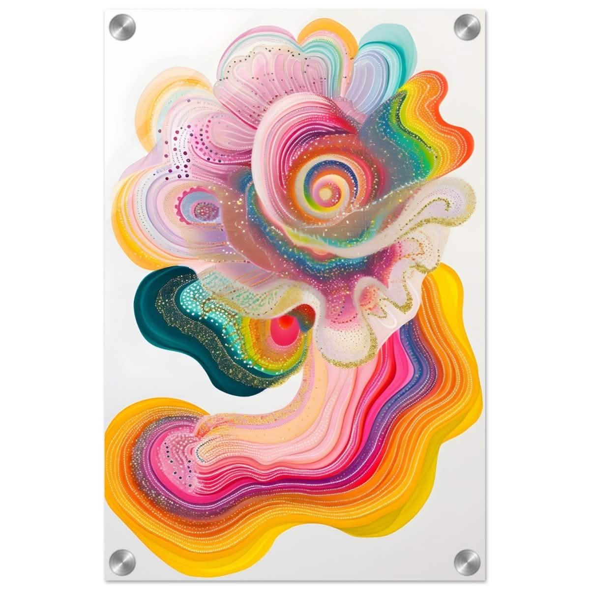 Da Vinci Abstract Wall art - Acrylic Print - 30x45 cm / 12x18″ -