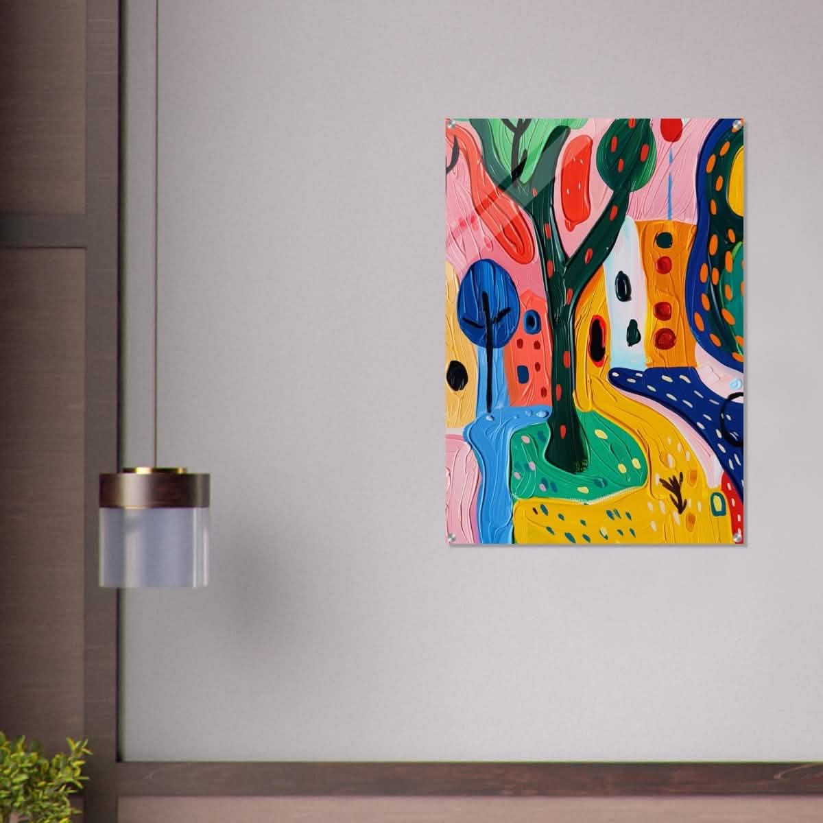 Da Vinci Abstract Wall art - Acrylic Print - 70x100 cm / 28x40″ -