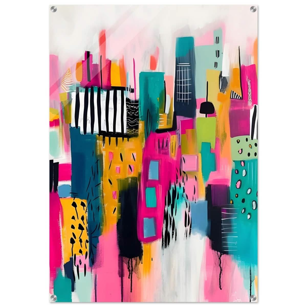 Da Vinci Abstract Wall Art - Acrylic Print - 70x100 cm / 28x40″ -