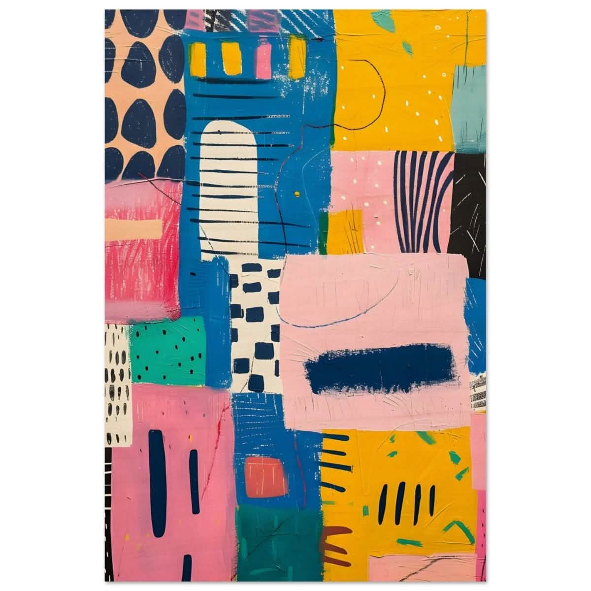 Da Vinci Abstract Wall art - Wood Prints - 60x90 cm / 24x36″ - 10 mm