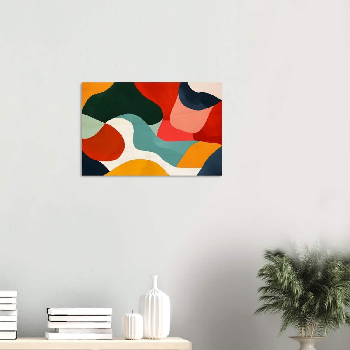 Da Vinci Abstract Wall Art - Wood Prints - 40x60 cm / 16x24″ - 10 mm