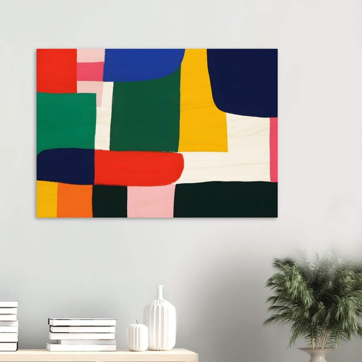 Da Vinci Abstract Wall Art - Wood Prints - 70x100 cm / 28x40″ - 10 mm