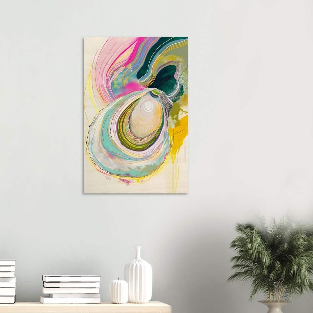 Da Vinci Abstract Wall Art - Wood Prints - 50x75 cm / 20x30″ - 10 mm