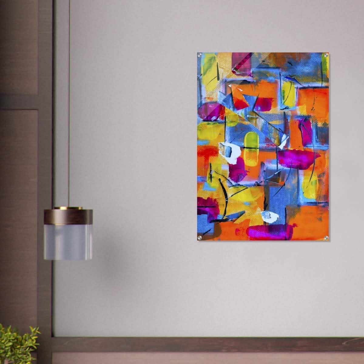 Da Vinci Abstract Wall Art - Acrylic Print - 70x100 cm / 28x40″ -