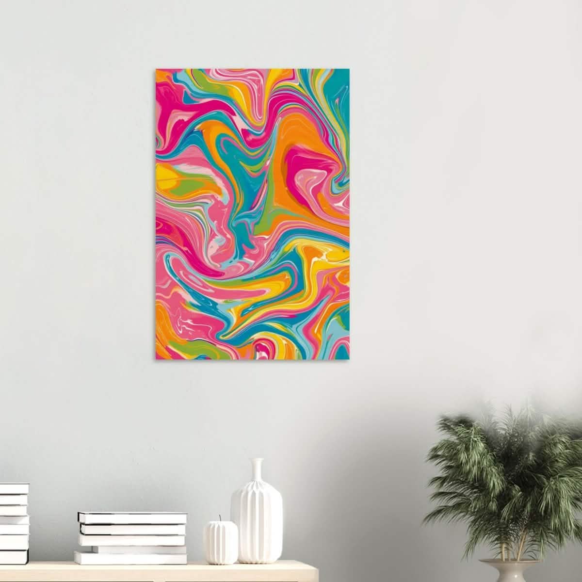 Da Vinci Abstract Wall art - Wood Prints - 50x75 cm / 20x30″ - 10 mm