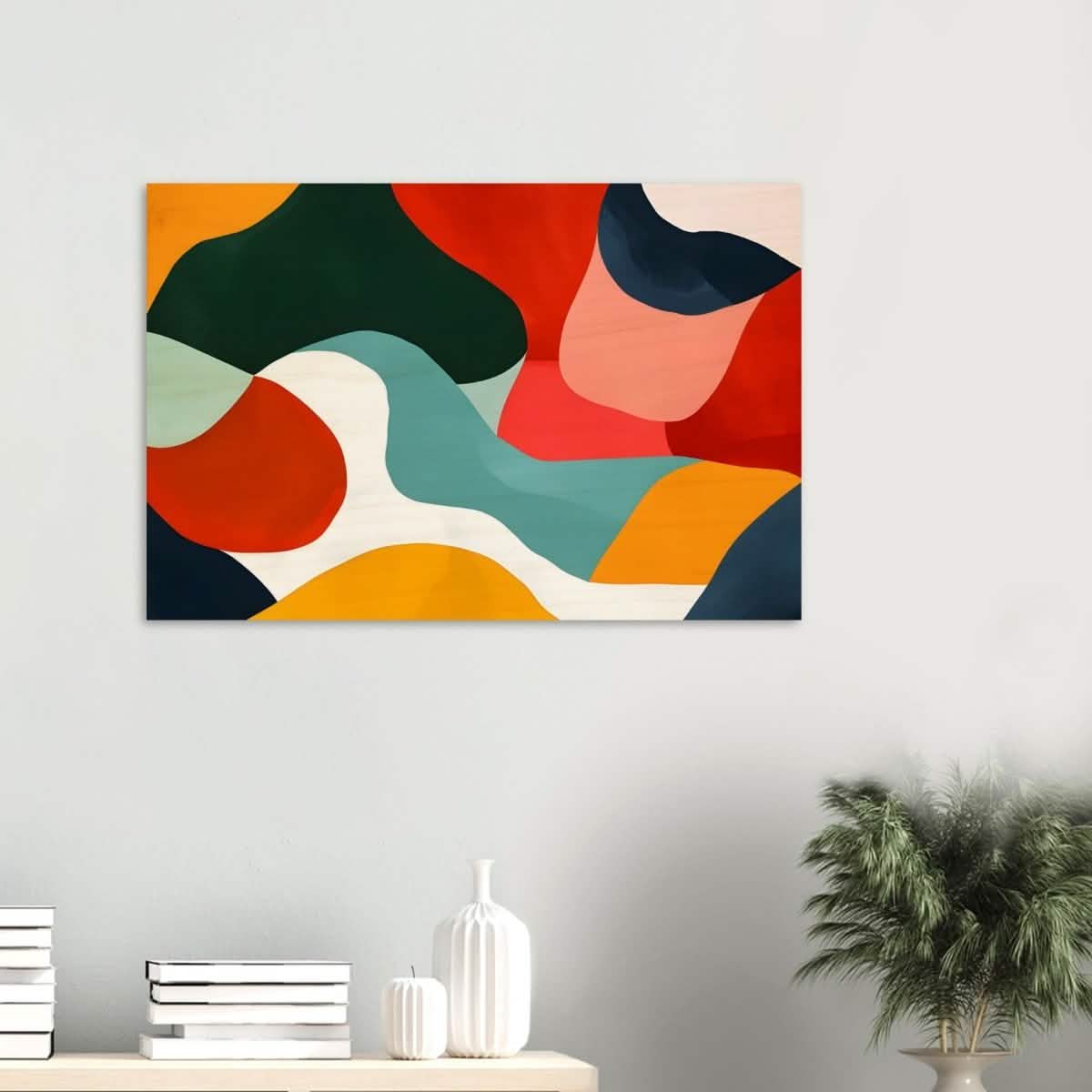 Da Vinci Abstract Wall Art - Wood Prints - 60x90 cm / 24x36″ - 20 mm