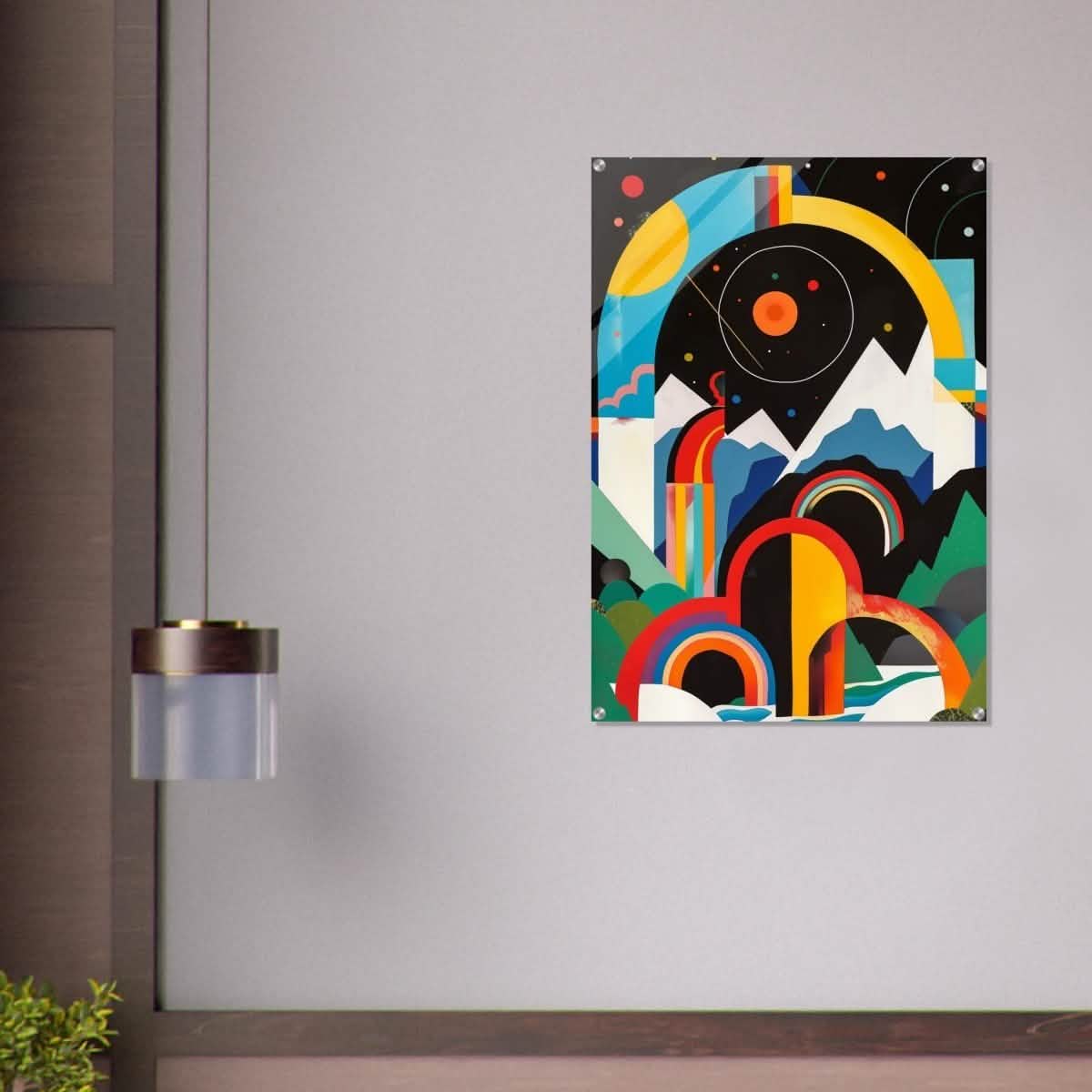 Da Vinci Abstract Wall Art - Acrylic Print - 70x100 cm / 28x40″ -