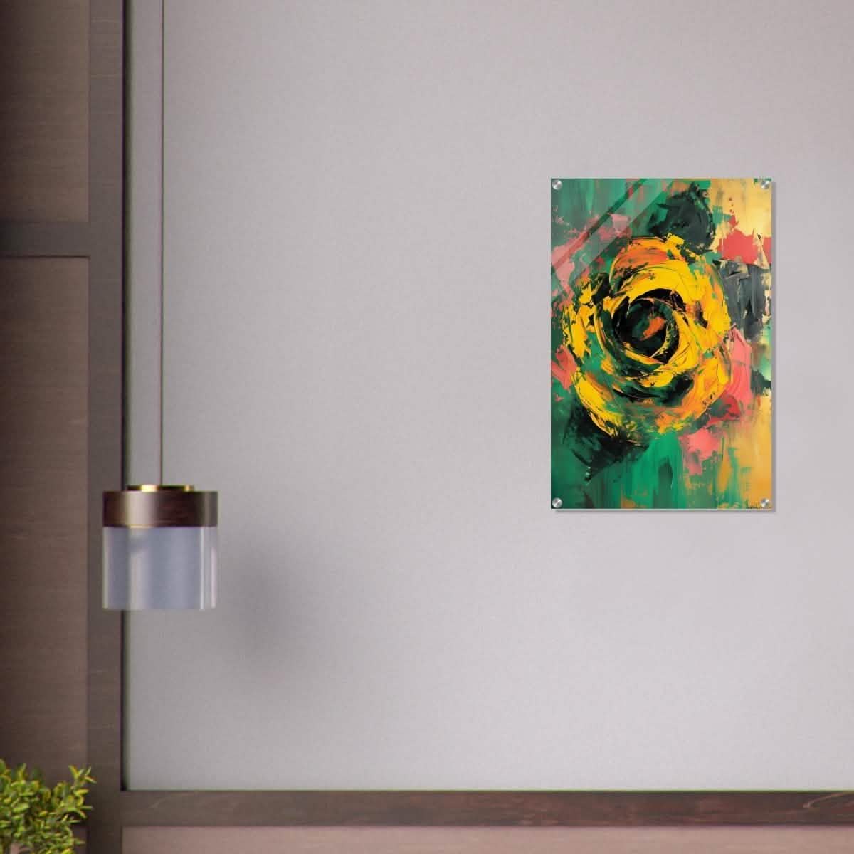 Da Vinci Abstract Wall Art - Acrylic Print - 50x75 cm / 20x30″ -