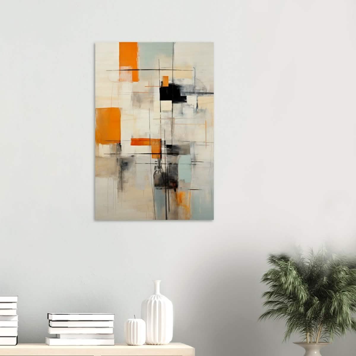 Da Vinci Abstract Wall Art - Wood Prints - 50x75 cm / 20x30″ - 10 mm