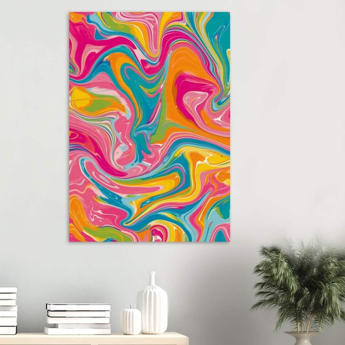 Da Vinci Abstract Wall art - Wood Prints - 70x100 cm / 28x40″ - 20 mm