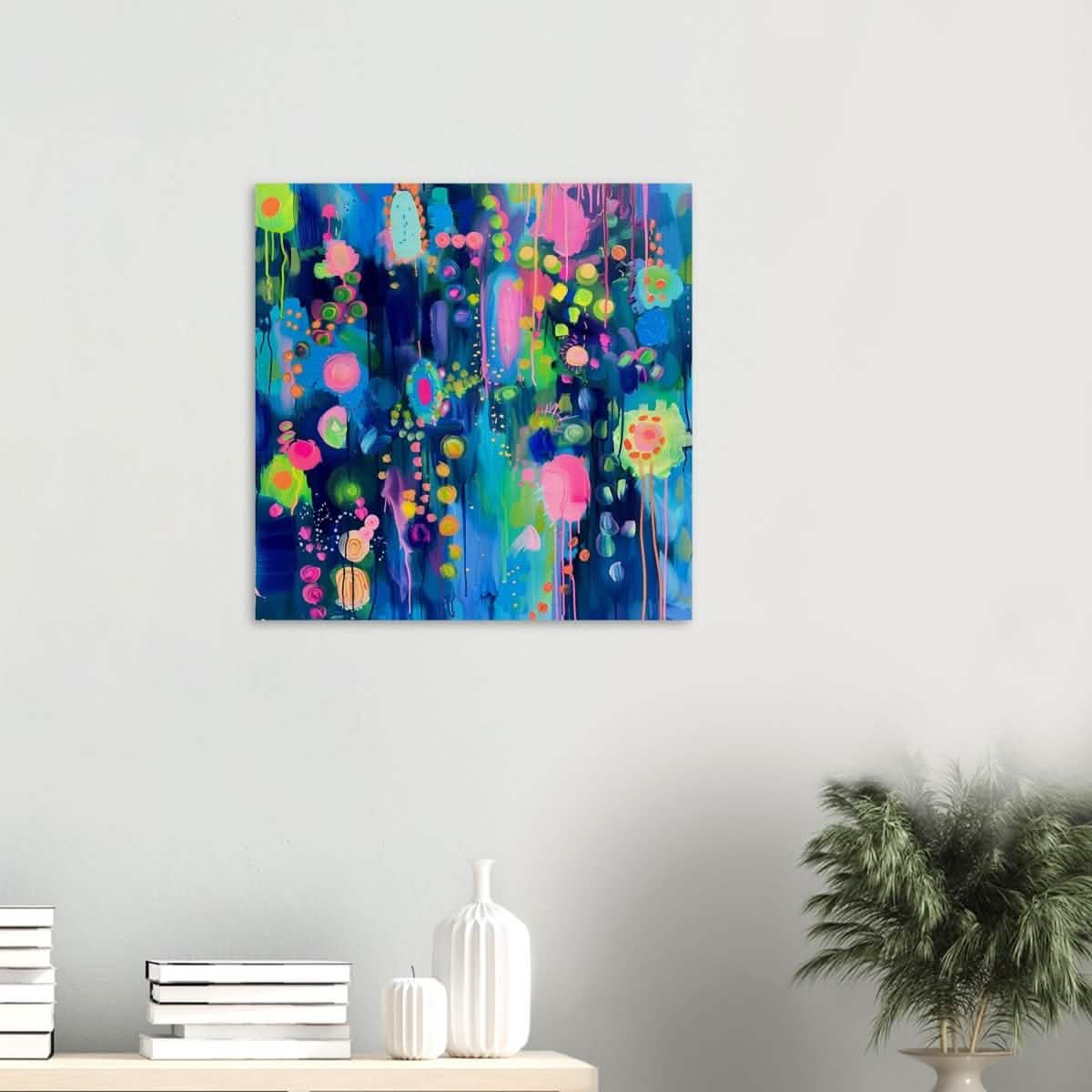 Da Vinci Abstract Wall Art - Wood Prints - 60x60 cm / 24x24″ - 10 mm