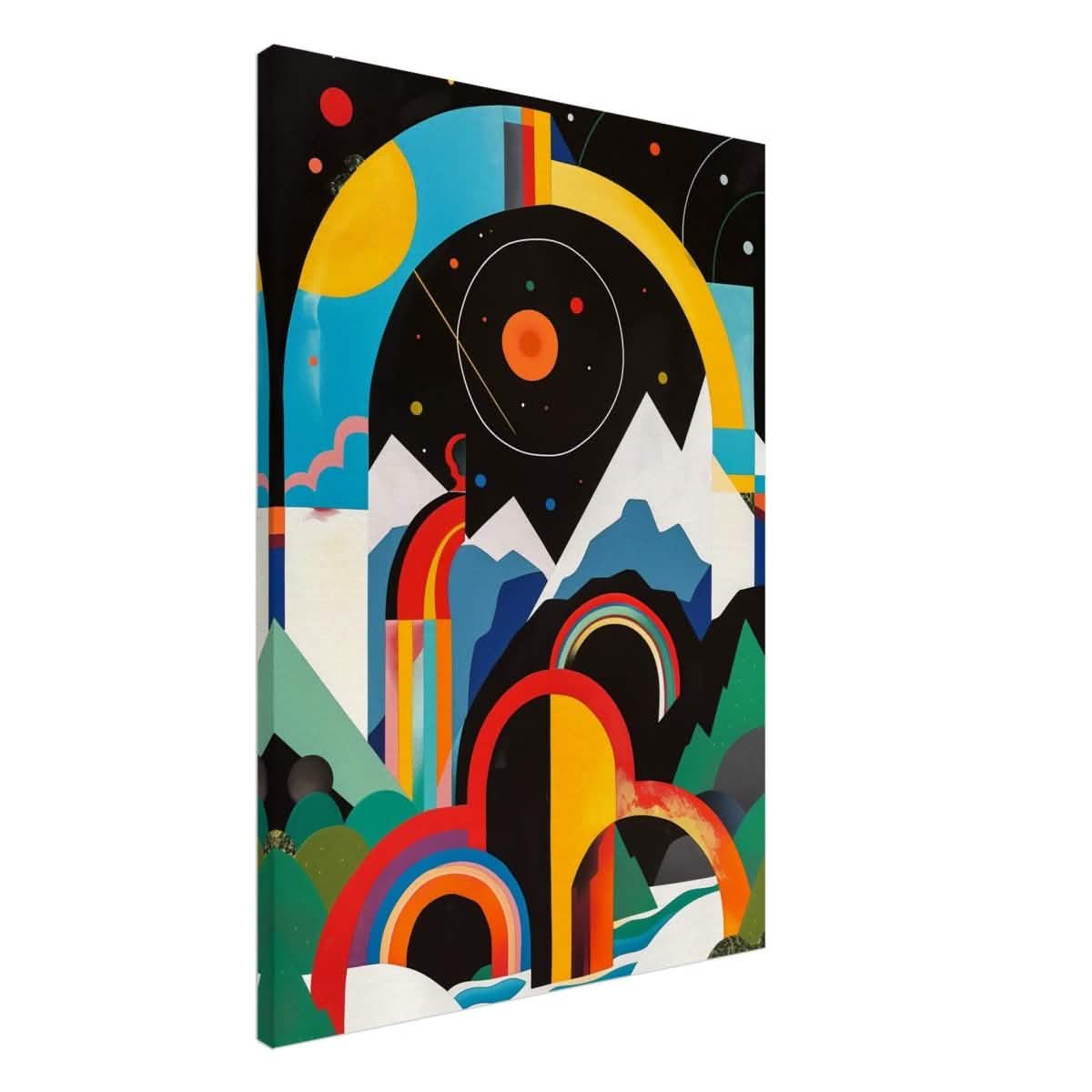 Da Vinci Abstract Wall Art - Canvas - 70x100 cm / 28x40″ - Thick