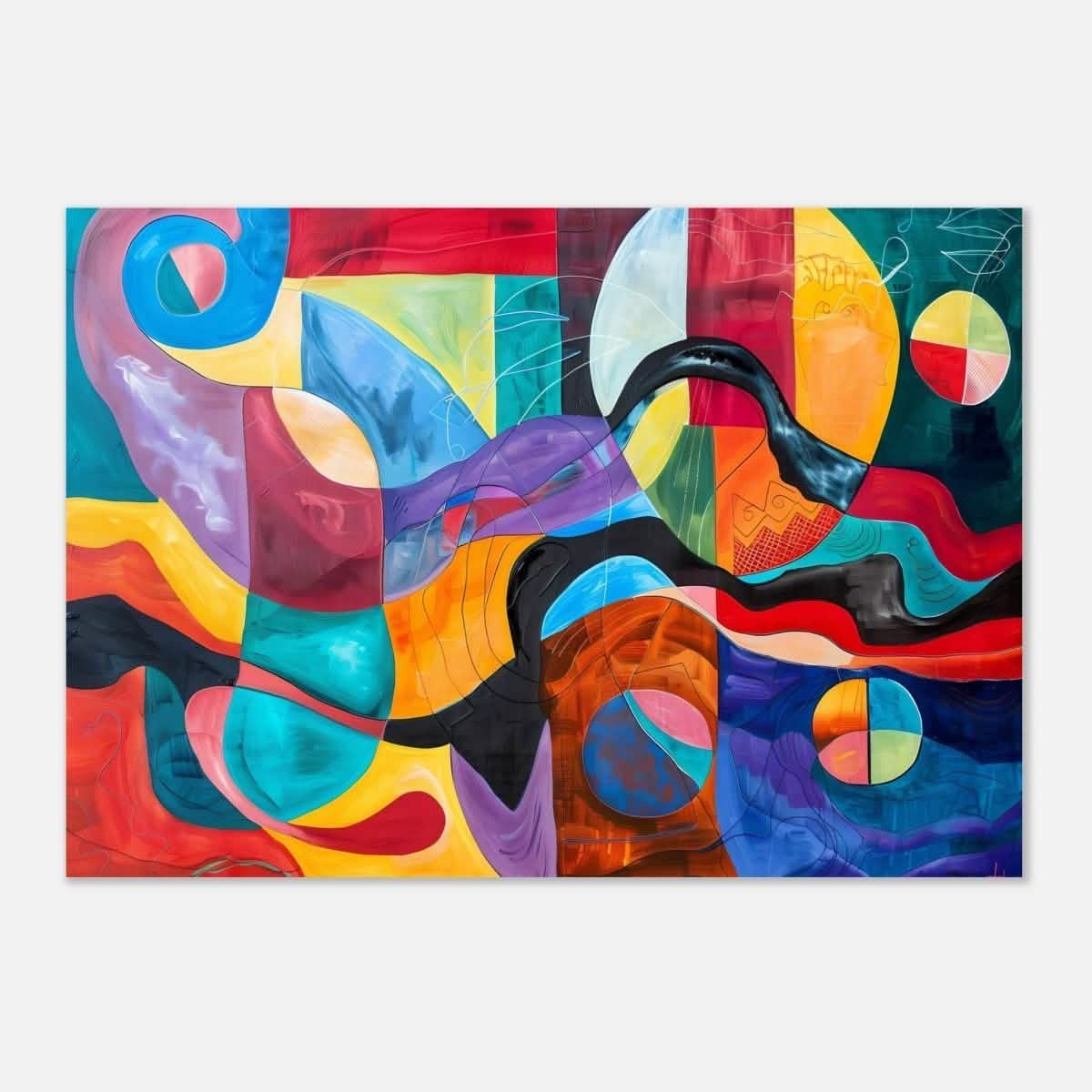 Da Vinci Abstract Wall Art - Aluminum Print - 70x100 cm / 28x40″ -