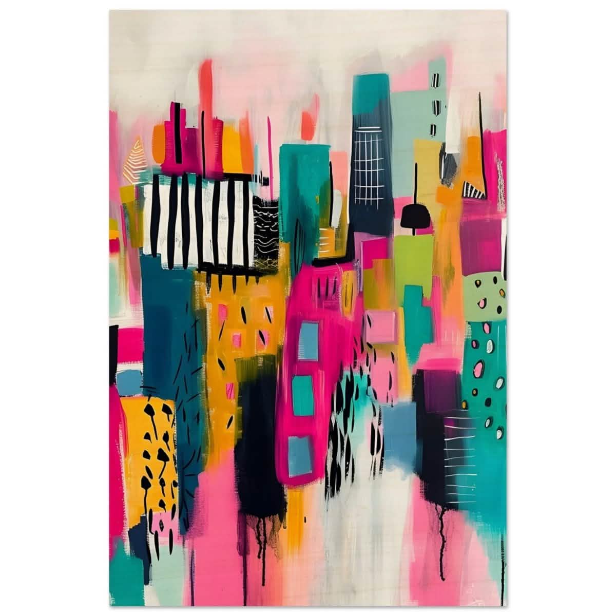 Da Vinci Abstract Wall Art - Wood Prints - 50x75 cm / 20x30″ - 10 mm