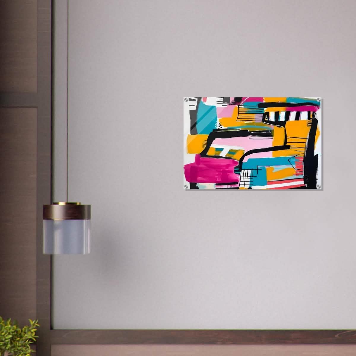 Da Vinci Abstract Wall Art - Acrylic Print - 50x75 cm / 20x30″ -